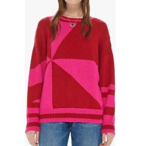 Mother “East Drop” Color Block Sweater